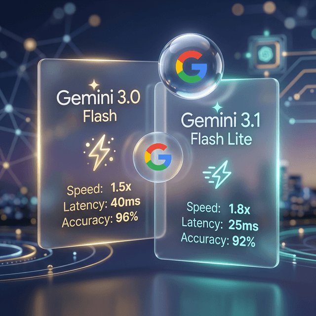Head-to-Head: Gemini 3.1 Flash Lite vs. Gemini 3.0 Flash