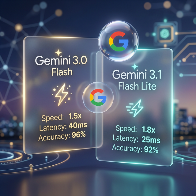 Gemini Model Comparison Graphic